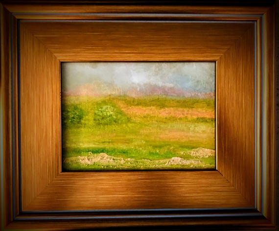 Original Framed Landscape Oil Painting
