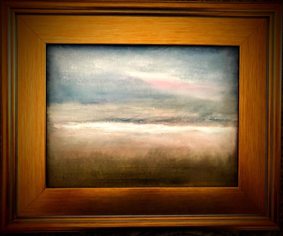 Original Framed Seascape Oil Painting