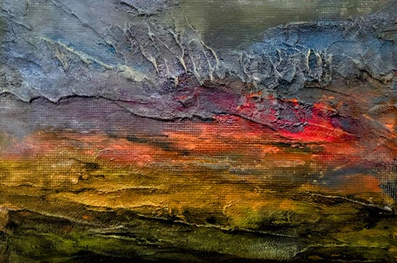 Original Abstract Landscape Oil Painting by Jack Alan Cooper