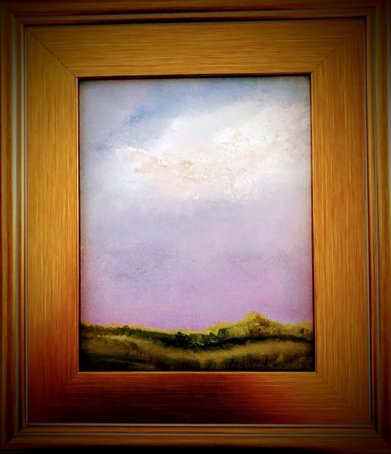 Original Framed Landscape Oil Painting