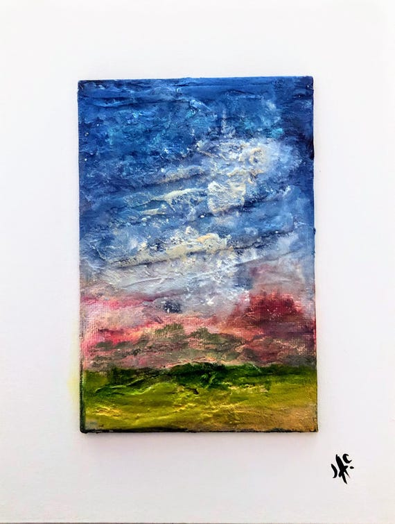 Original Abstract Landscape Oil Painting by Jack Alan Cooper
