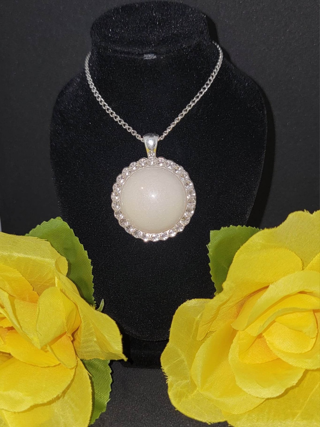 Diamond Circle Breast Milk Pendant Necklace DIY Kit Thorny Etsy