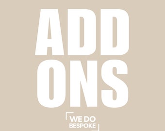 Custom Signage | ADD-ONS