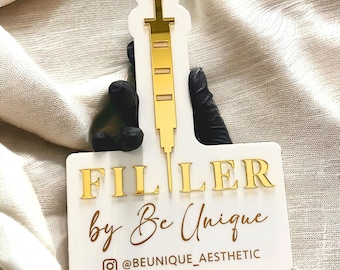 Lip Filler Social Media Face Paddle | Personalised Handheld Mirror | Botox Filler Face Prop | Beauty Room Decor | Aesthetic Signage