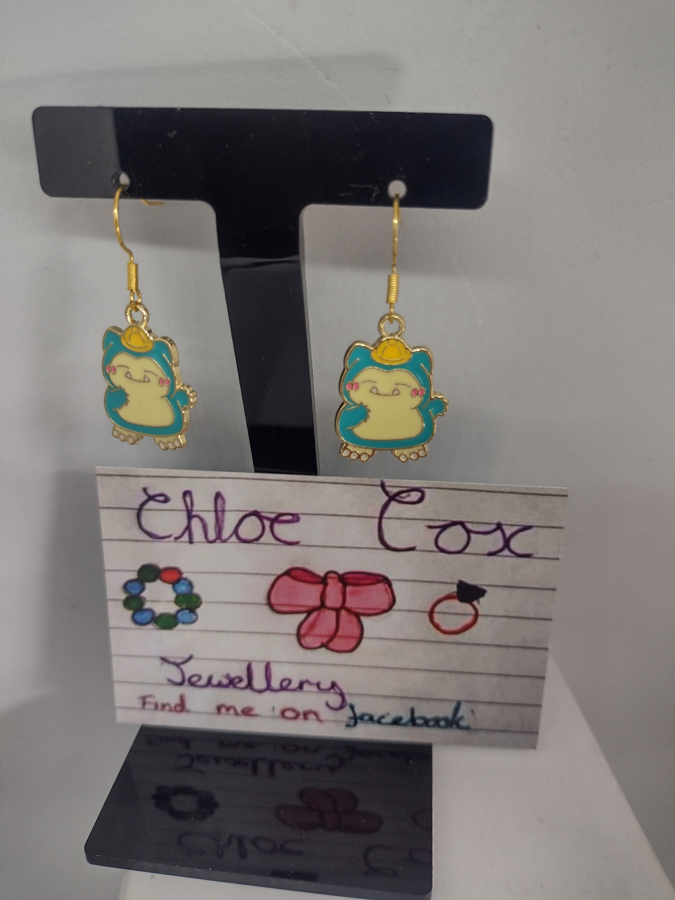 Snorlax earrings store