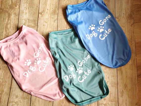 Dog Shirts | Cute Dog shirts | small dog shirts | dog outfits | breathable dog shirts -| Dog tanks |custom pet clothes |