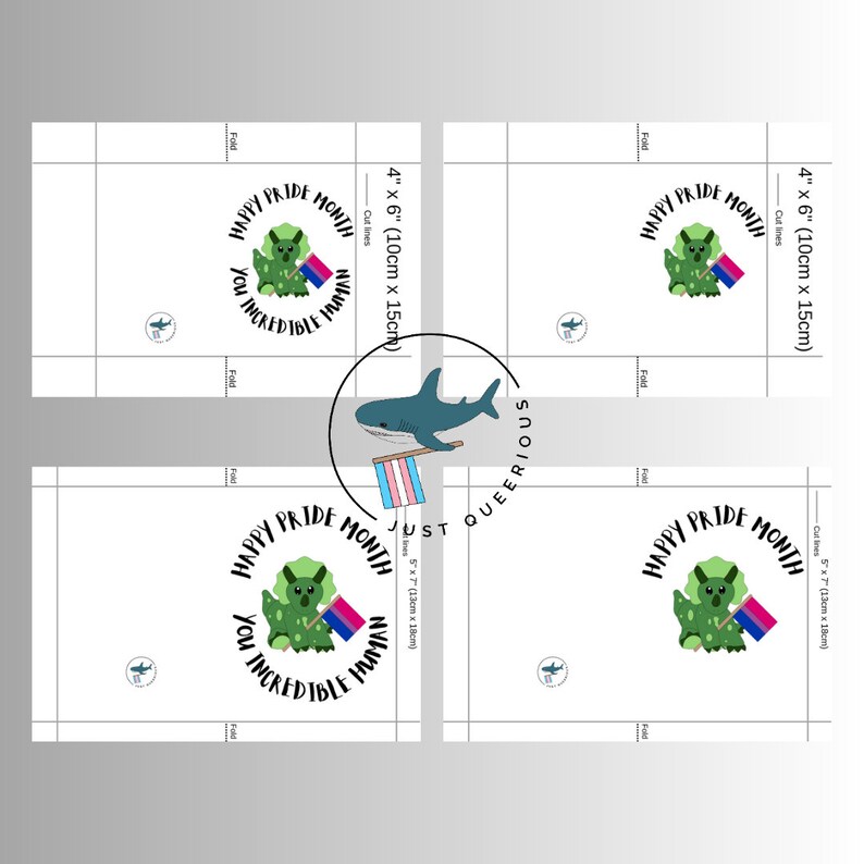 Bisexual Dinosaur Pride Flag Happy Pride Month Dowloadable Printable ...