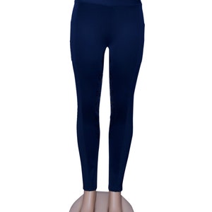 Women Horse Riding Tights Pockets Women Training Breeches Pants with Silicone Grip