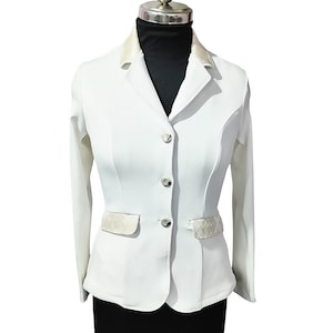 Traje ecuestre de poliéster para mujer para equitación, doma, equitación, sofisticado, ligero