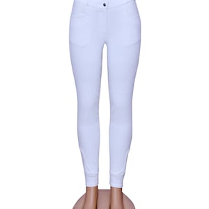 Women Horse Riding Tights Pockets Women Training Breeches Pants with Silicone Grip