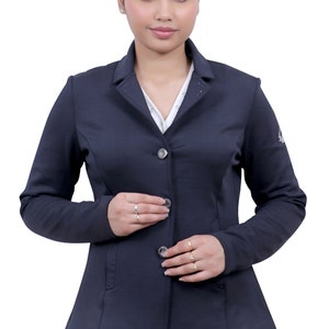 Abrigo HUNT para montar, abrigo de equitación, tejido sofisticado, elegante, ligero, abrigo de equitación para mujer, regalo para ella