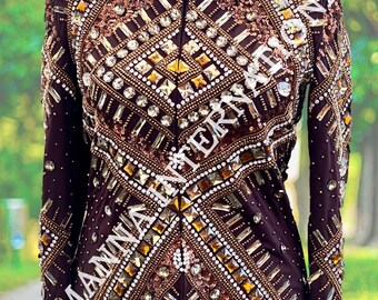 Chemise De Spectacle Western – Taffetas – Showmanship Horsemanship – Fusion Enterprises