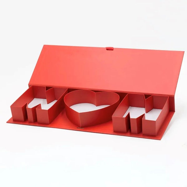 MOM Fillable Letter Gift Box, MOM box