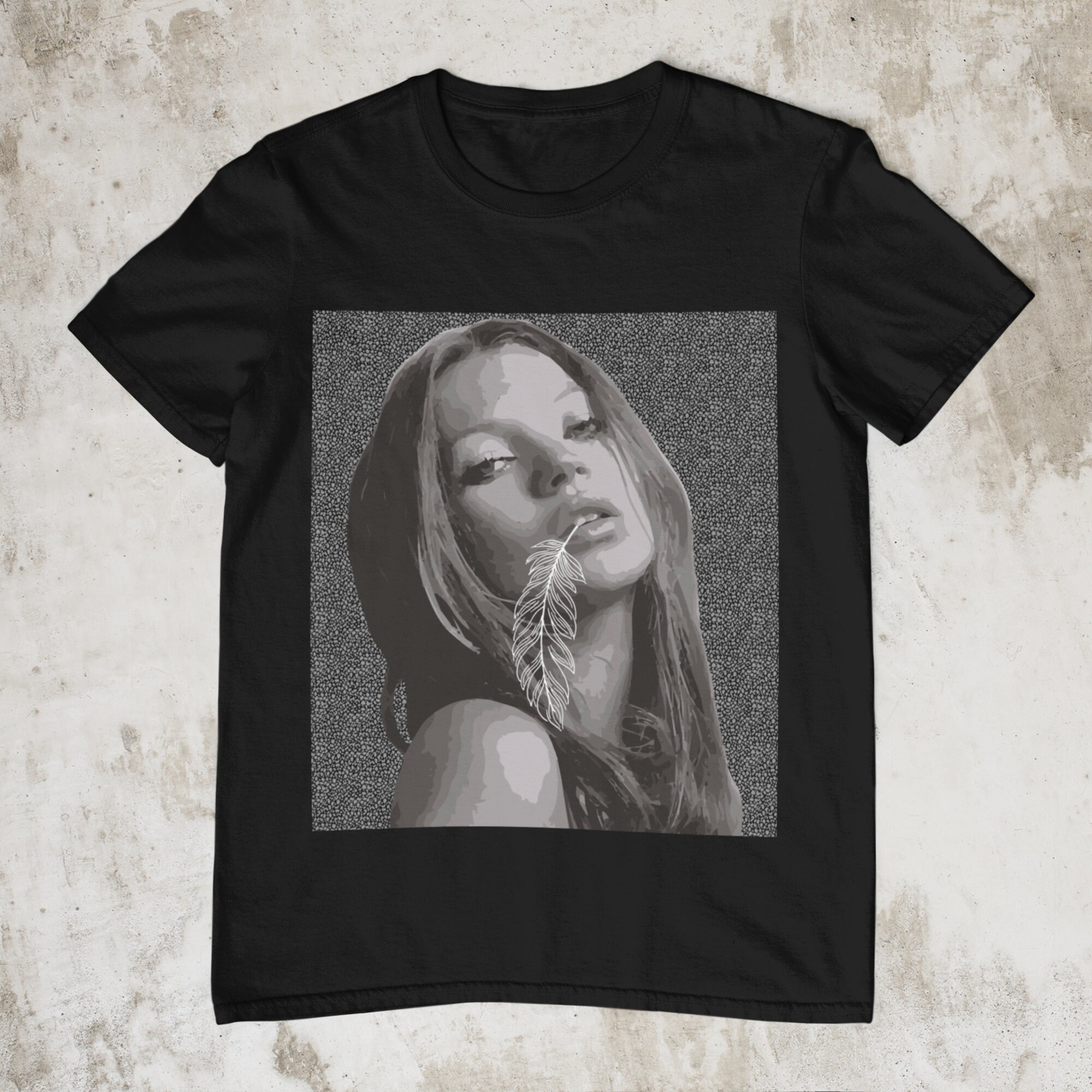 Kate Moss T Shirt Etsy Ireland