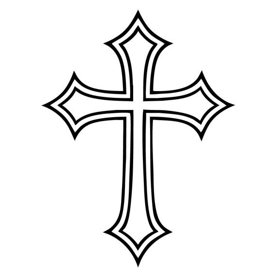 Pointed Cross Symbol