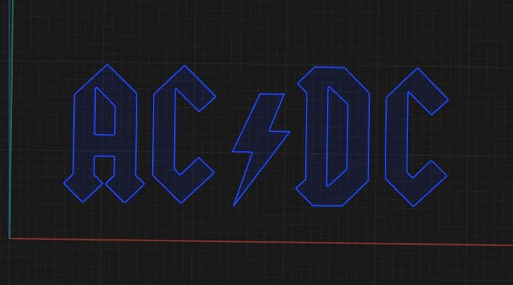 ACDC Band Logo Inspired Svg Dxf Png Digital Download for Vinyl Cutting ...