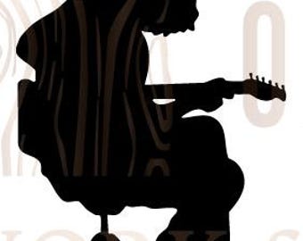 Mikey Houser - Pánico generalizado SVG: silueta de una banda de música (diseño digital)