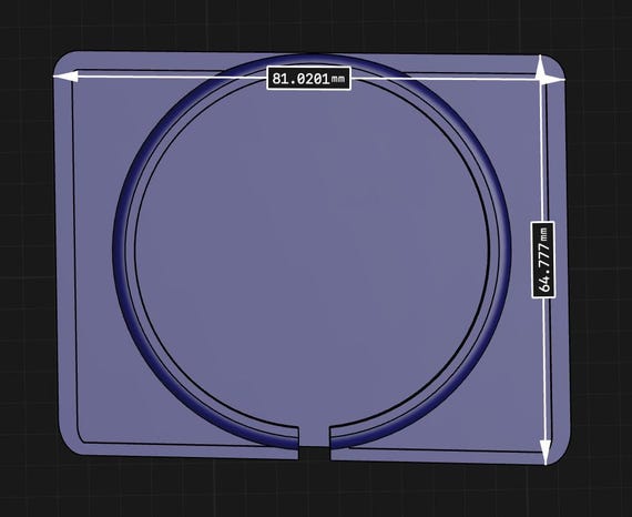 Ford Magsafe Charger Mount Insert – 3D Printable Digital File for