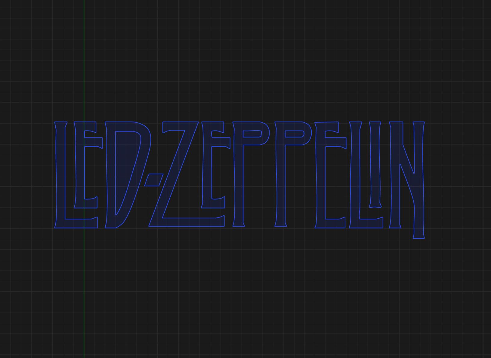 Led Zeppelin Band Logo Inspired Svg Dxf Png Digital Fan Art File for ...