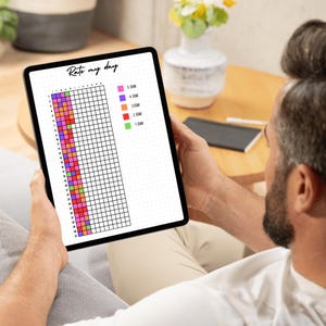 PRINTABLE Anxiety Tracker  - Anxiety Log - Habit Tracker - Anxiety Journal - Track Anxiety Worksheet - Printable Planner Page