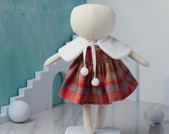 Dress And Capes Set For Doll, Doll clothes, doll dress, stuffed animal doll dress, suitable for 40cm tall stuffed doll