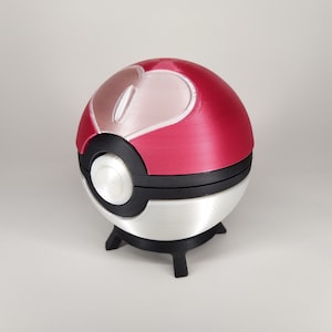Réplique Love Ball, support de boîtier de jeu pour interrupteur, impression 3D à ressort