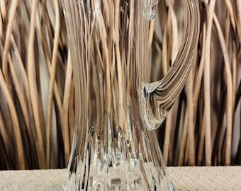 Waterford  “Marquis” Barcelona Pitcher, Vertical Cut Lead Crystal. Height 10"