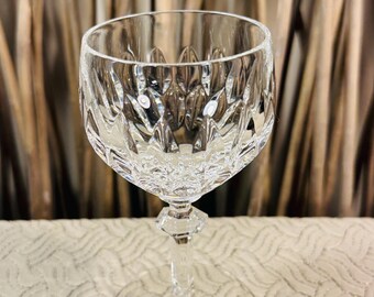 Gorham "La Scala" Crystal Wine Glasses. Set: 2 Crafted In The United States