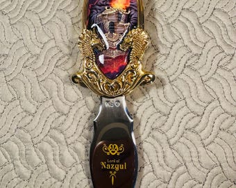 The Lord of the Rings, “The Lord of Nazgûl” Decorative Dagger with Storage Case. Produced by the Franklin Mint.