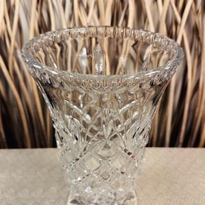 Waterford Diamond Vase - Etsy