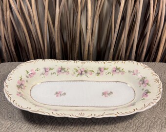 Antique Old Ivory Celery Tray. Crafted in Germany in the 1800’s.