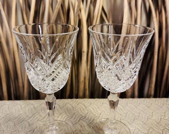 Vintage Cristal D’Arques Masquerade Wine Glasses - Set of 4