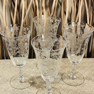 Cambridge Rose Point Crystal - Etsy