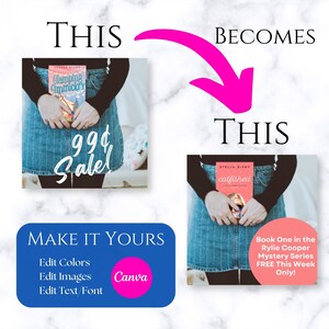 30 Canva Book Mockup Templates for Authors | Writers | Bookstagram ...
