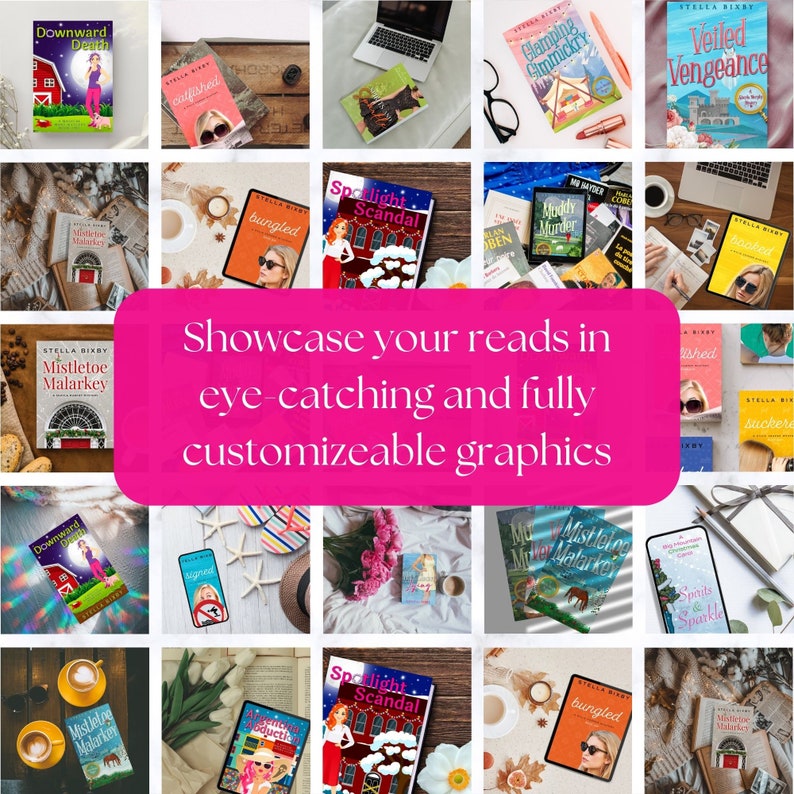 20 Bookstagram Templates Reviewers Digital Download Social Media