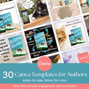 30 Canva Book Mockup Templates for Authors Writers Bookstagram Digital ...