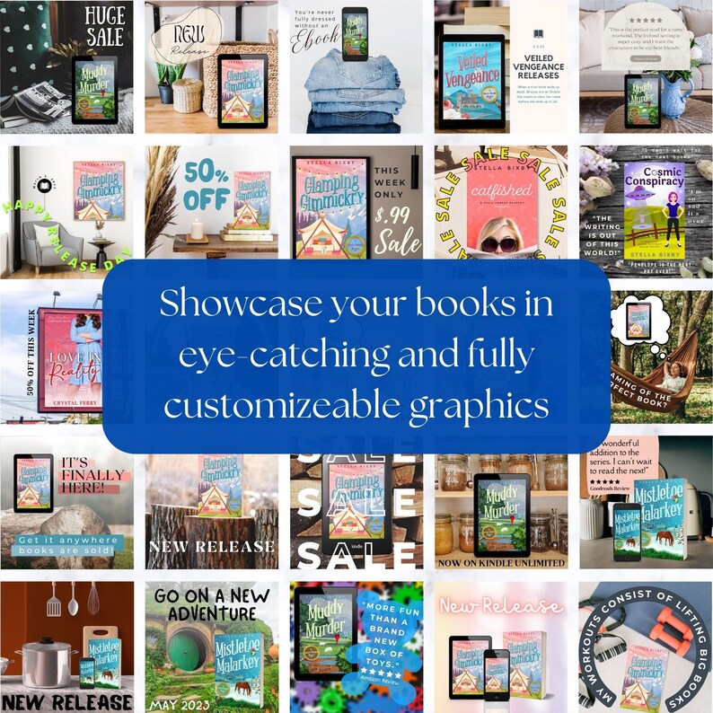 30 Canva Book Mockup Templates for Authors Writers Bookstagram Digital