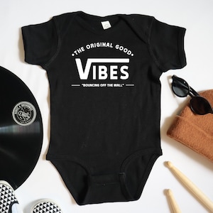 Good Vibes | Baby Bodysuit |  Parody | Trendy & Alternative Style For Your Little Rockstar!