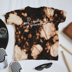 I Guess This Is Growing Up | Toddler T-Shirt | Kids Alternative Emo Punk Parody | 90s, Trendy Style For Your Little Rockstar
