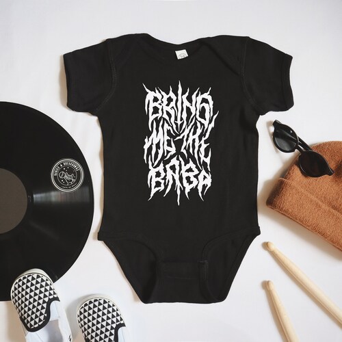 Bring Me The Baba | Baby Bodysuit | Metalcore Parody | Trendy & Alternative Style For Your Little Rockstar!