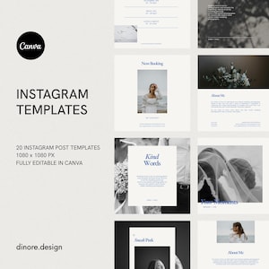 Photographer Instagram Template Photographer Instagram Post Template Wedding Photography Instagram Posts Photography Instagram Template