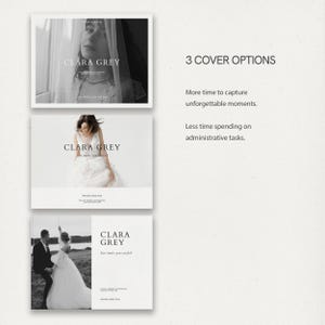 Elegant Wedding Photography Pricing Guide: Canva Ivestment with Pre-Written Content (Digital Download)