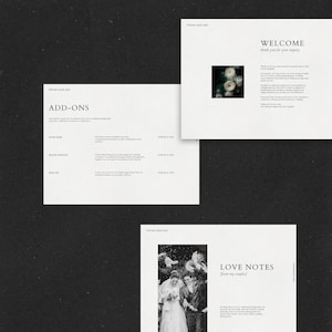 Elegant Wedding Photography Pricing Guide: Canva Ivestment with Pre-Written Content (Digital Download)