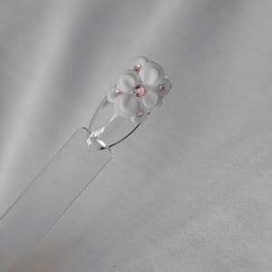 Premade Acrylic Flower Nail Charms, Bundle Nail Art