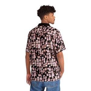 Camisa hawaiana para hombre con estampado de pétalos Polaroid