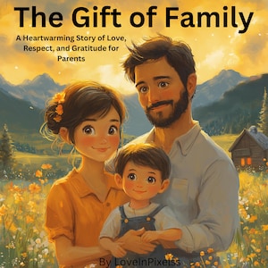 E-book, natychmiastowe pobranie. The Gift of Family: A Heartwarming short 10 pages Children's Story on Love, Respect, and Gratitude Towards Parents.