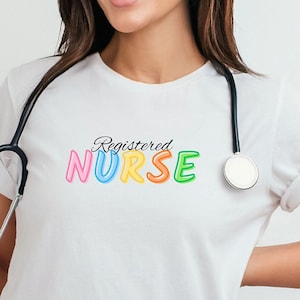 Registered Nurse T-Shirt: RN Gift, Nurse Week Tee