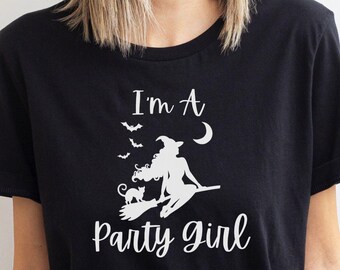 Halloween Funny Witch Shirt, Witch Love Shirt, Cute Witch Halloween Tee, Gift for Her, Women T, Halloween Birthday Party T Shirt, Goth Shirt