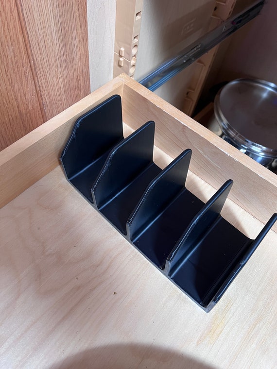 HexClad pan rack, 4 sauce pan holder, kitchen accessory