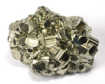 2.9 インチ 黄鉄鉱と方解石 - 274g - ペルー。美しい天然結晶。大型